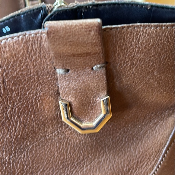 Cole Haan Macie style brown bootie. Leather uppers. Side zip. Almond toe. Size 8 - Picture 2 of 8